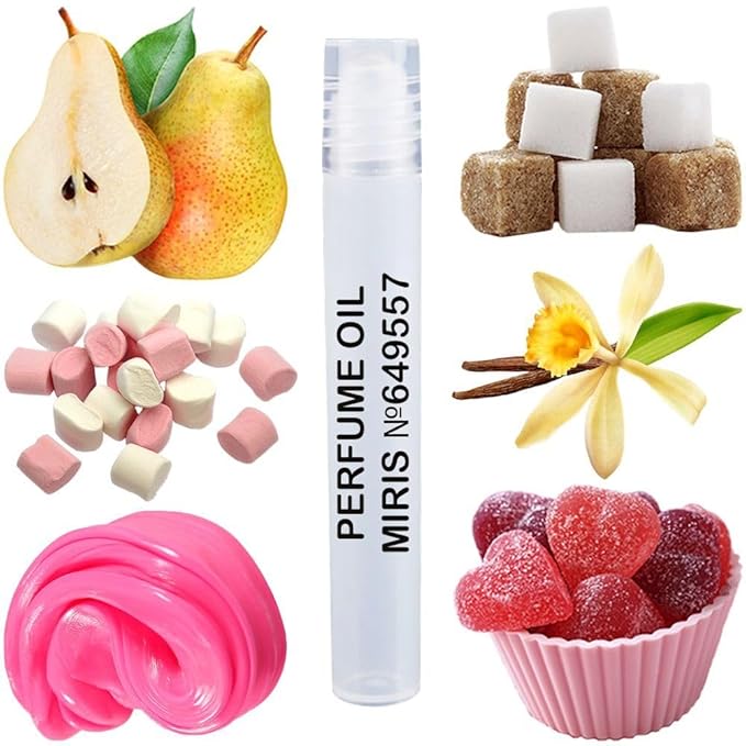 MIRIS No. 649557, Inspired by Vanilla Candy Rock Sugar 42, Long-Lasting Perfume Oil for Women Roll-On, Rollerball 0.34 Fl Oz / 10 ml