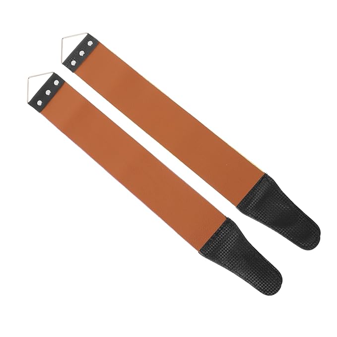 2pcs Dual-sided Manual Shaver Sharpening Tools Strop for Smooth Edges Shaving Blade Maintenance