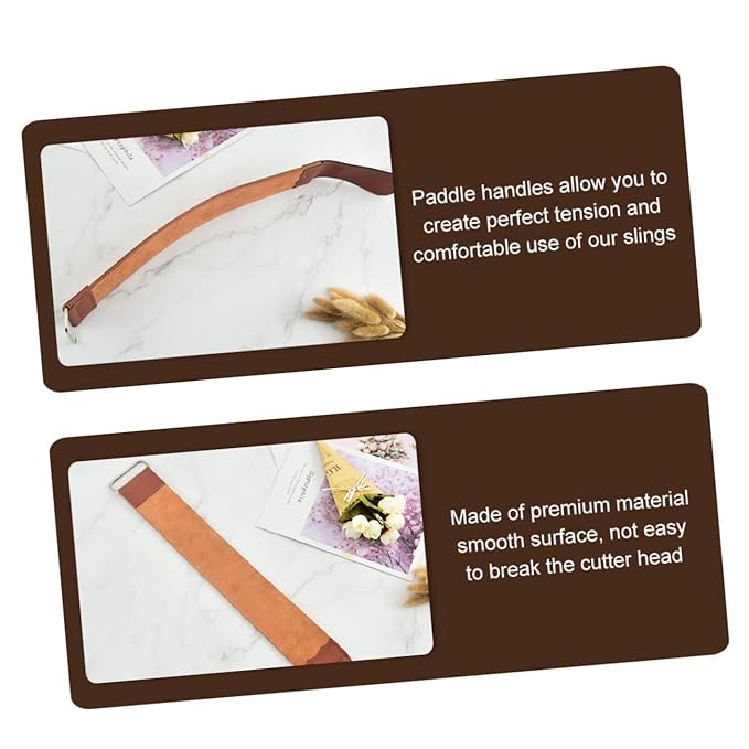 Straight Razor Strop Tool Double-sided Artificial Leather Sharpening Strap for Barbers Professional Razor Sharpening and Polishing Durable Easy to Use Brown