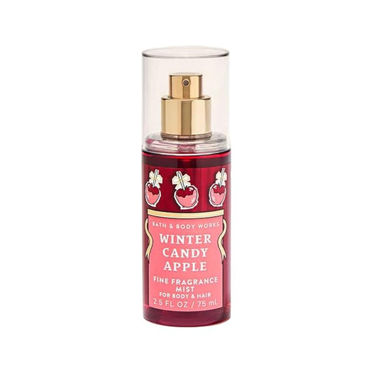 Bath and Body Works Winter Candy Apple Fine Fragrance Mist Travel Size Mini Purse Spray 2.5 Ounce (Winter Candy Apple)