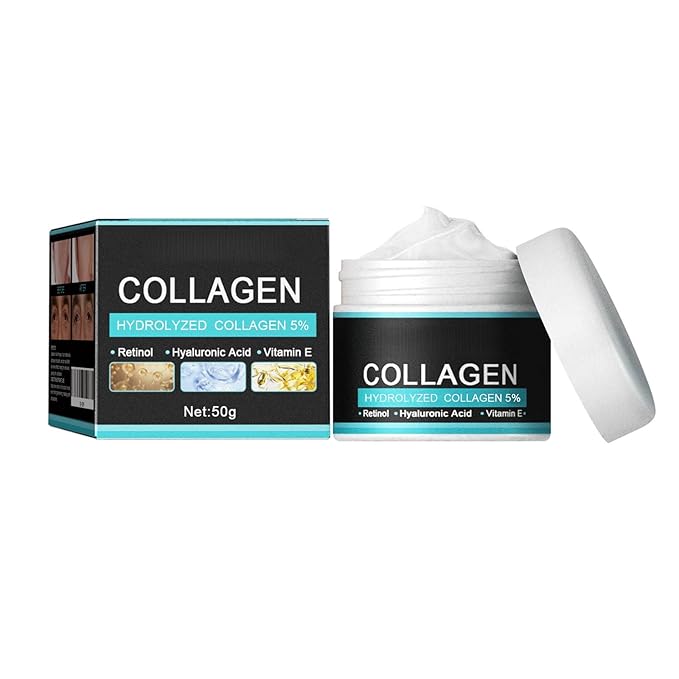 Men’s Face Moisturizer Cream, Lightweight Hydrating Daily Facial Cream for Men, Non Greasy Texture with Hyaluronic Acid, Vitamin E and Retinol, Smooth and Fresh Looking Skin Care, 50g