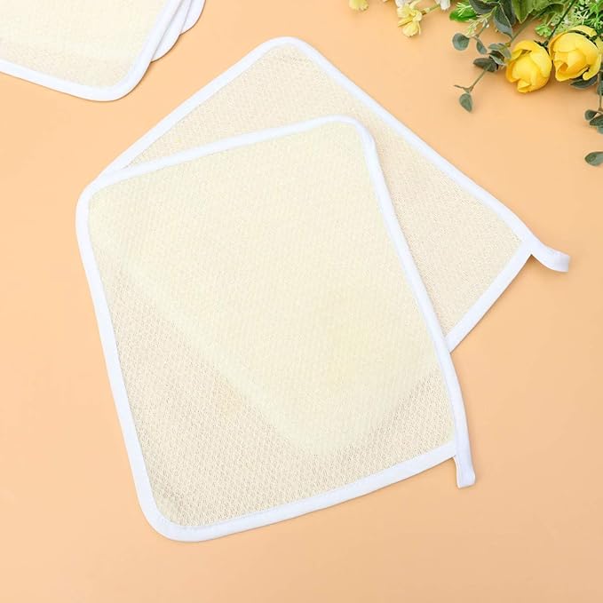 Healifty 10pcs Exfoliating Bath Cloths for Scrub Towels for Daily Use Quick-Drying and Non-Smelly for Smooth Skin Care and Exfoliation
