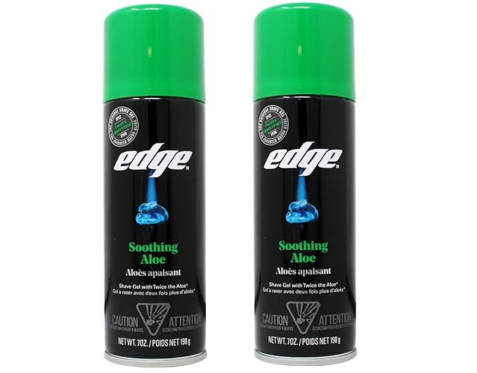 Edge Soothing Aloe Shave Gel - 7 oz - 2 pk