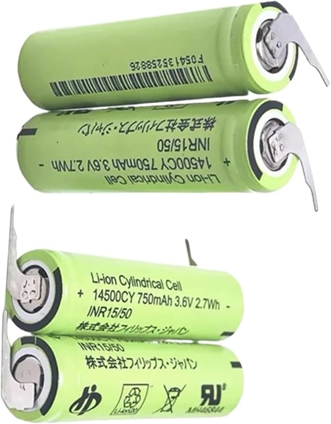 4PCS .Compatible with Philips HX9350 HX989 HX991 HX999 HX63 HX965 HX967 HX6950 HX6970 HX6960 HX6310 HX8920 HX9140. Electric Toothbrush Battery