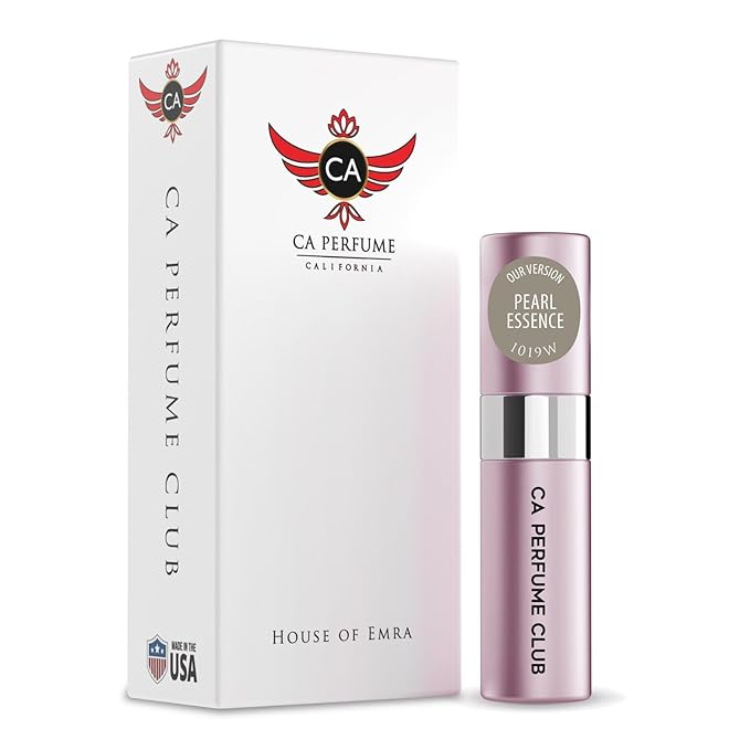 CA Perfume Impression of Pearl Essence for Women Eau De Parfum Spray Long Lasting Floral Fruity Perfume (0.27 Fl Oz / 8ml)