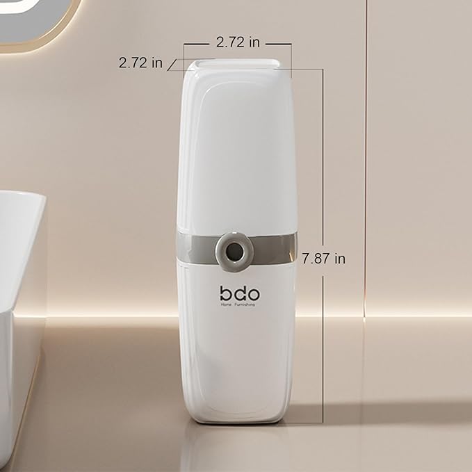 Toothbrush Cup Toothbrush Travel Case, Travel Toothbrush Holder Case with Cover Portable Multifunctional Toothbrush Cover, Suitable for Travel Business Camping Bathroom School or Daily Uses (A-White)