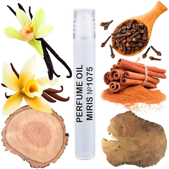 MIRIS No. 1075, Inspired by Vanille Absolu, Long-Lasting Perfume Oil for Women Roll-On, Rollerball 0.34 Fl Oz / 10 ml