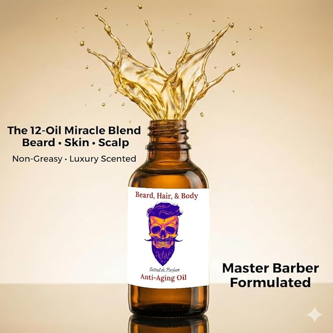 2oz The Suave Man Elixar |Cologne Scented Beard Oils For All Men, Beard Growth and Conditioner | Dry Flaky Dandruff skin | Oily Skin | 11 Natural Anti-Aging Oils