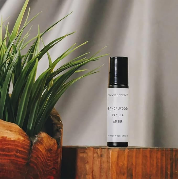 ENVIRONMENT Inspired by 5-Star Resort HCS 10ml Roll-on Perfume (Sandalwood | Vanilla | Amber) Body Oil Fragrance, Roll On Oil, Body Fragrance for Women & Men, Luxury Scents, Vegan & Cruelty-Free