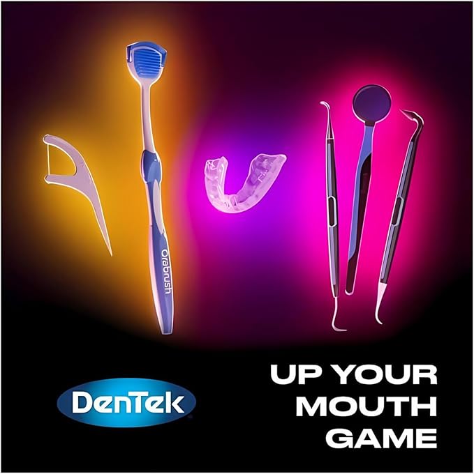 DenTek Easy Brush Fresh Mint Extra Tight Interdental Cleaners 16 Count (Pack of 8)