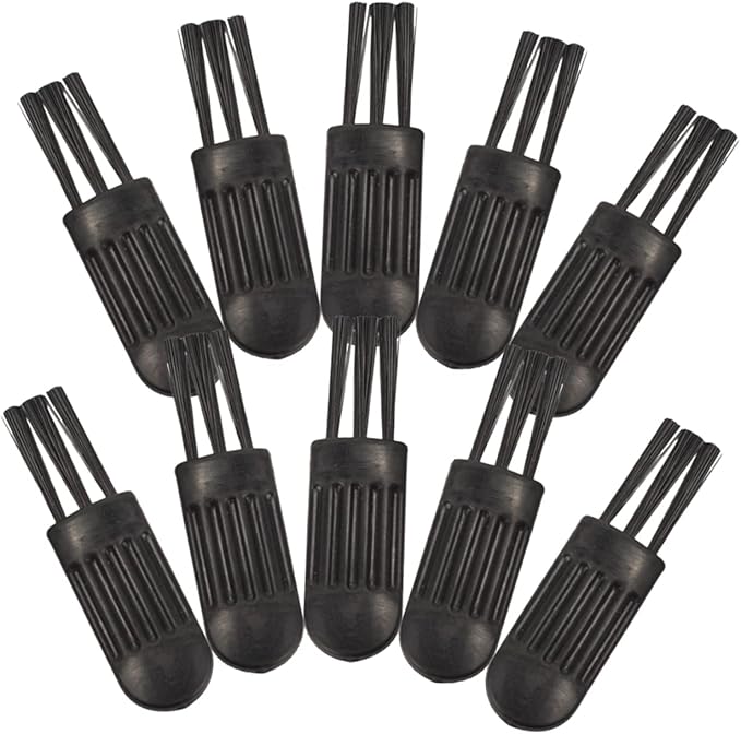 NOLITOY 400pcs Nose Hair Trimmer Cleaning Brush Ergonomic Electric Shaver Brush for Men and Lightweight Facial Hair Grooming Tool for Travel and Home Use