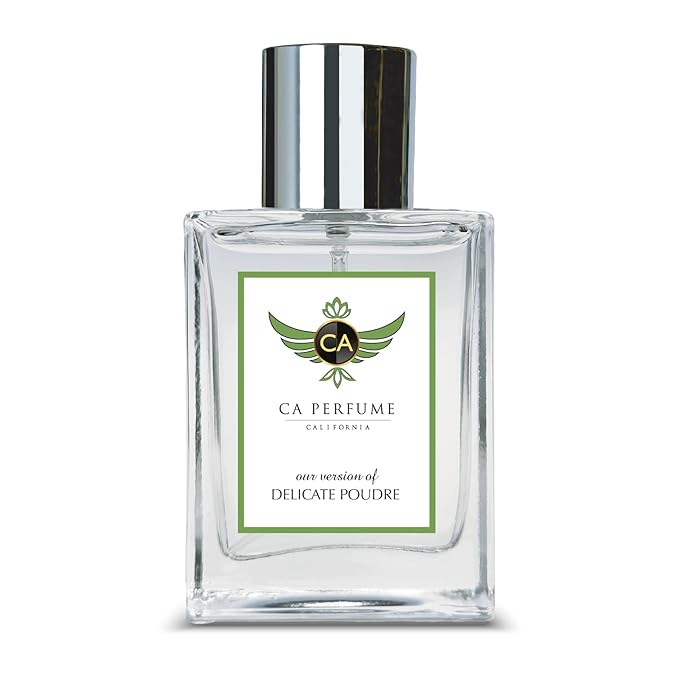 CA Perfume Impression of Delicate Poudre for Women Floral Woody Musk Fragrance Long Lasting Perfumes for Women Eau De Parfum 1.7 Fl Oz 50ml