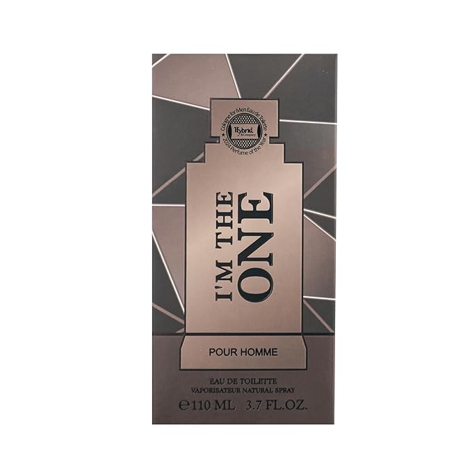 Hybrid & Company I'm The One Pour Homme For Men Eau De Parfum Vaporisateur Natural Spray 3.4 Fl Oz (Pack of 2)