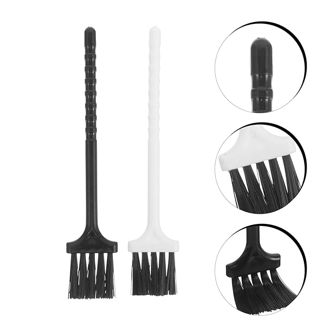 SOLUSTRE 20pcs Electric Razor Cleaning Brush Set with Long Handle, Narrow Bristles for Shaver and Razor Maintenance, Multifunctional Grooming Tool for Men’s Electric Shavers and Household