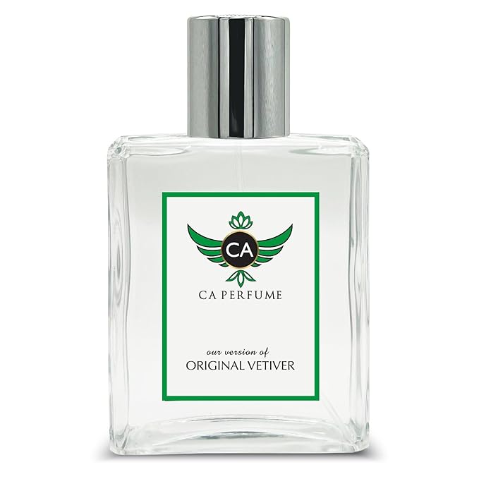 CA Perfume Impression of Original Vetiver For Men Woody Spicy Fragrance Long Lasting Mens Perfume Eau De Parfum 3.4 Fl Oz 100ml