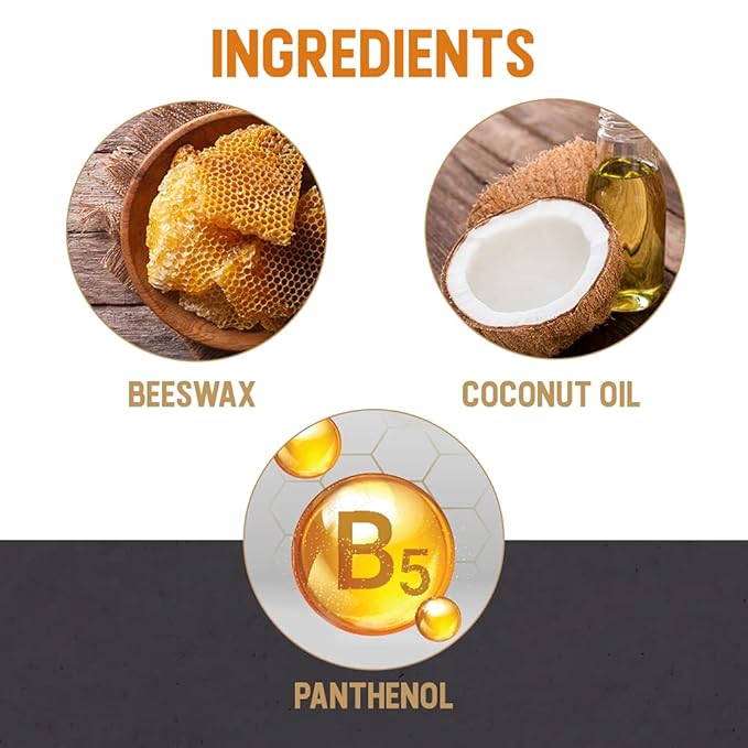 Woody's 2-in-1 Beard Balm for Men – Beard Softener for Men and Style Wax, Conditioner & Moisturizer Natural Beeswax, 2 oz