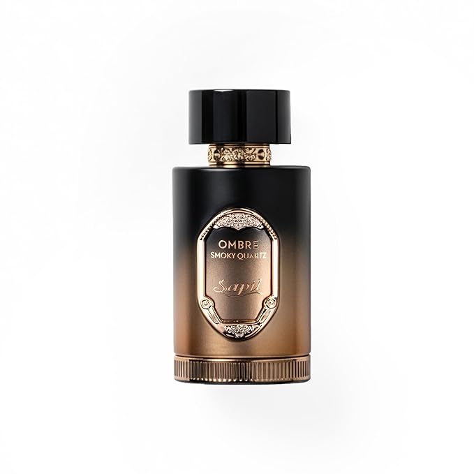 Sapil Ombre Smoky Quartz Eau de Parfum – Long Lasting Unisex Spicy Woody Perfume | Ginger, Cinnamon & Vanilla Notes | Warm Smoky Signature Fragrance | 3.4 oz / 100ml