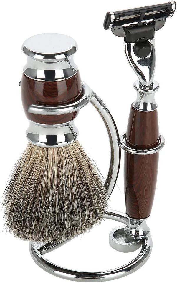 Shaving Brush Stand Shaving Brush Holder Shaving Heavy Chrome Shaving Stand Refined Curved and Shaving Brush Manual Stand Holder