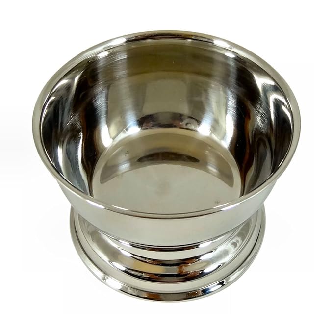 Barbero Deluxe Stainless Steel Shaving Bowl for Shaving Soap