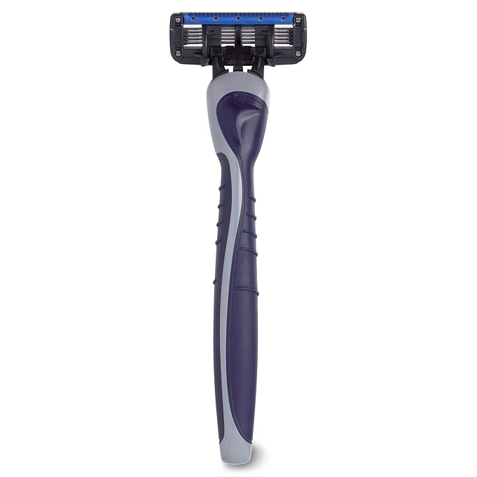 Equate Men's 5 Blade Disposable Razors with Dual Lubrication, 3 Count