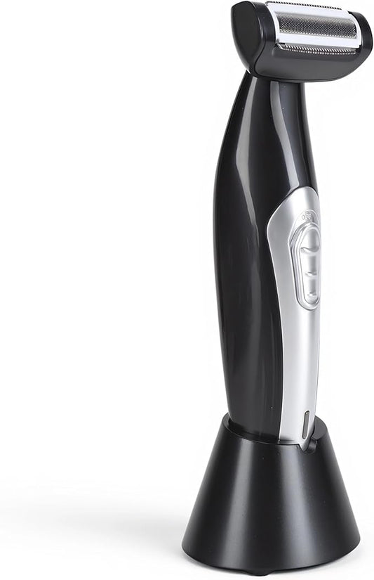 Back Trimmer for Men Extreme Reach Removable Handle, Power Burst Wet Dry Use Men Back Groomer, Electric Back Shaver for Men, Men Body Shaver