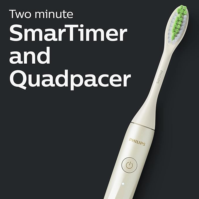Philips Sonicare Snow Rechargeable Toothbrush, Brush Head Bundle, BD3002/AZ