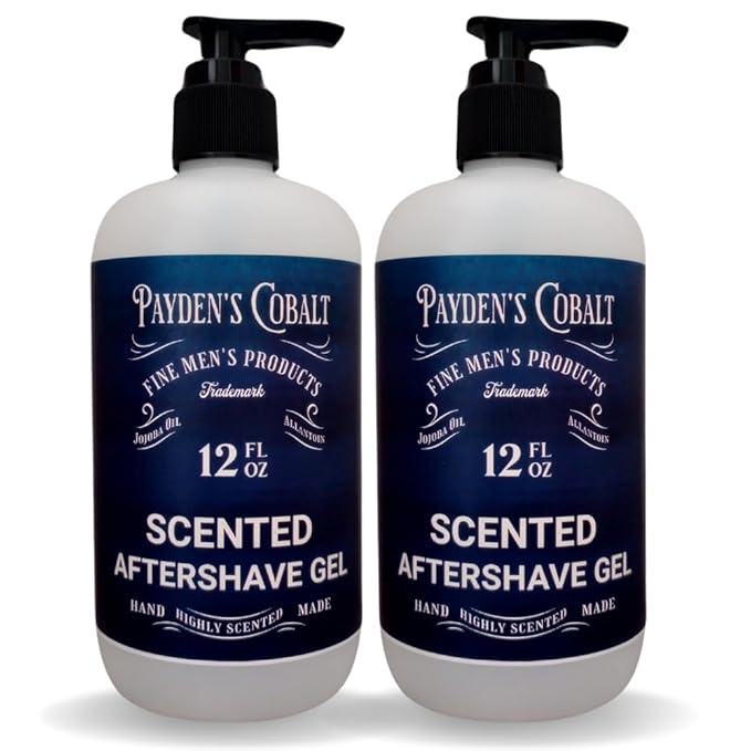 Payden's Cobalt Mahogany Moss For Men Scented After Shave Gel, 12 Oz (2 Pack)