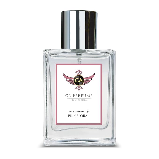 CA Perfume Originals Pink Floral for Women and Men Long Lasting Unisex Fragrance Eau De Parfum 1.7 Fl Oz 50ml