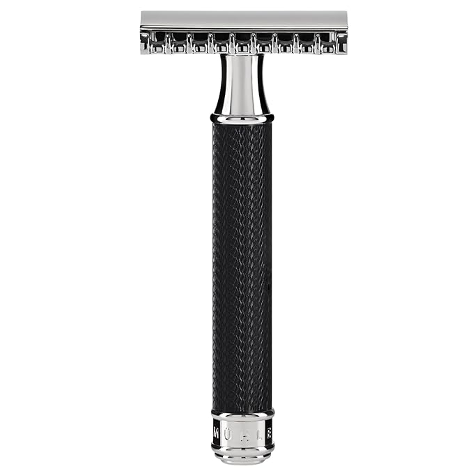 MÜHLE TRADITIONAL R41 Double Edge Safety Razor (Open Comb) For Men - Perfect for Every Day Use, Barbershop Quality Close Smooth Shave