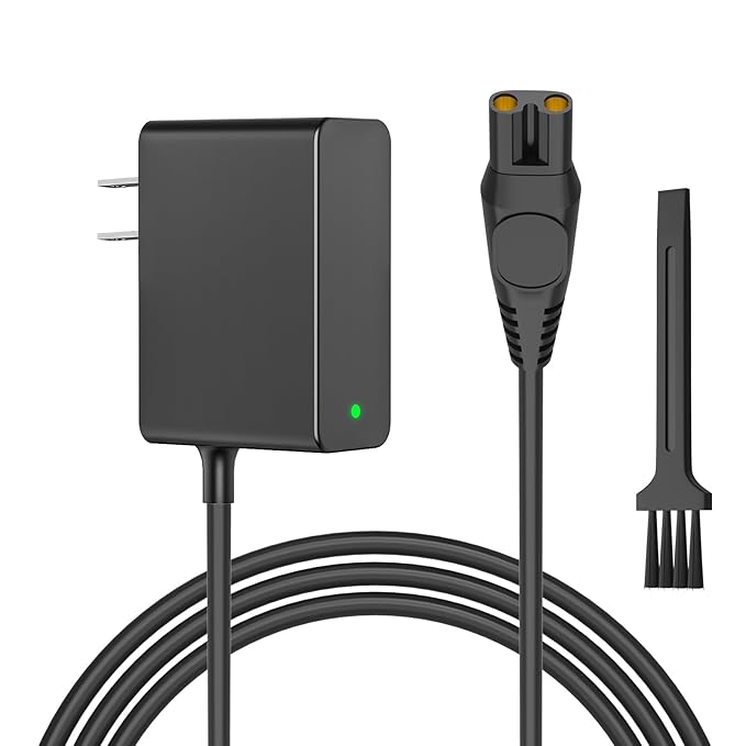 Newding 15V Compatible with Philips Norelco Charger, HQ8505 Razor Power Cord for (Older Shaver) Series 3000 5000 6000 7000 9000, Multigroom MG5750 MG7750 MG7770 MG7790 BodyGroomer BG7030 BG7040 BG5025