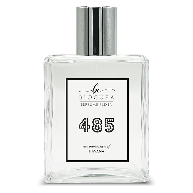 BC Perfume 485 Inspired by Havana For Men Replica Fragrance Dupes Eau de Parfum Spray Bottle 3.4 Fl Oz/100ml-X1