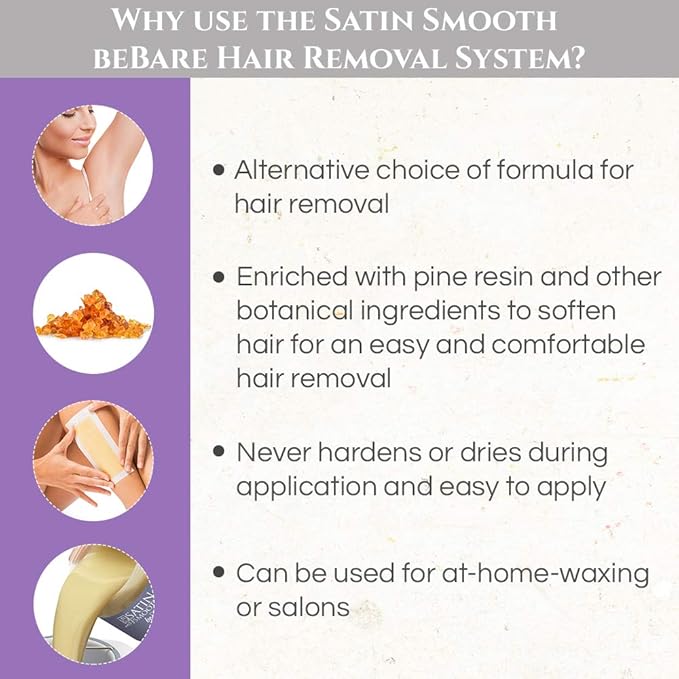 Satin Smooth Bebare™ Hair Removal System 16 oz.