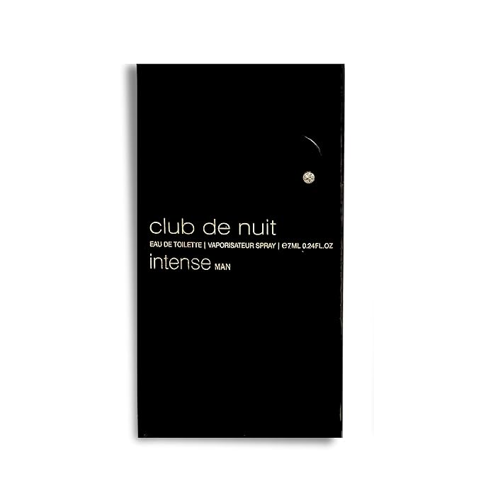 Armaf Club De Nuit Intense – Fruity, Floral, Woody, Amber – Eau de Toilette Vial Spray for Men, 0.24 oz / 7 ml