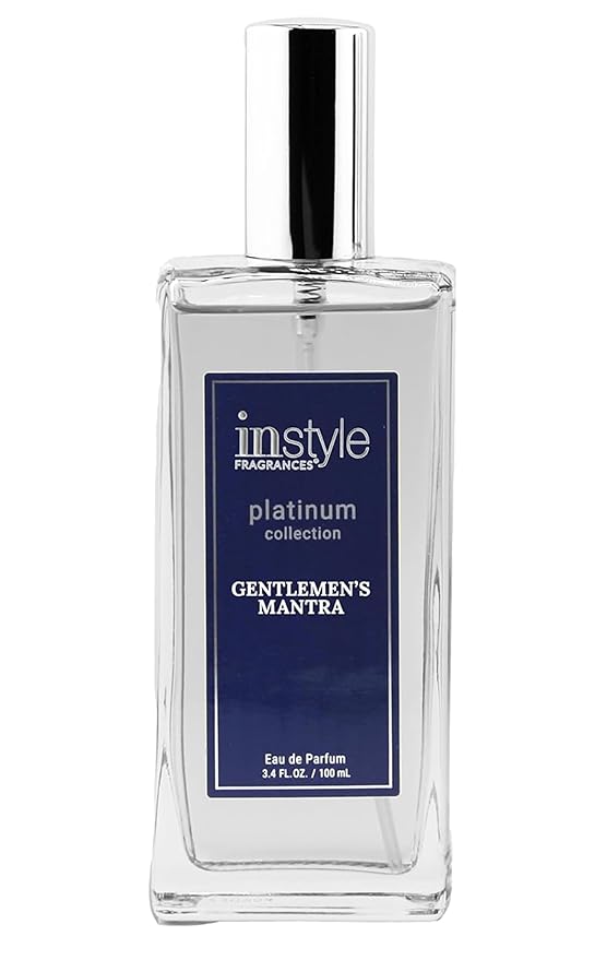 Instyle Fragrances Platinum Collection Gentlemen’s Mantra, Inspired by Cree.d’s Ave.ntus, Premium Men’s Eau de Parfum, CLEAN, Vegan, Paraben-Free, Never Tested on Animals, 3.4 Fluid Ounces