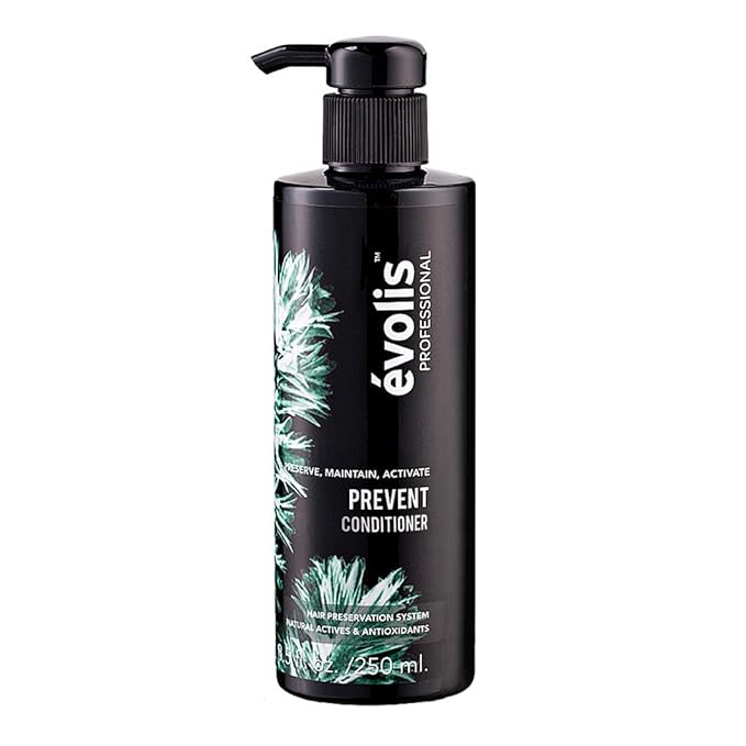 EVOLIS Prevent Anti-Aging Conditioner, Natural Anti Hair Loss Conditioner for Men and Women - Ideal for Sensitive, Dry Scalp and Oily Hair - Preventative Hair Loss Treatment (8.5 fl oz)