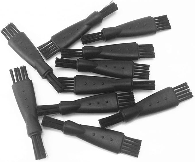 yueton 10pcs Replacement Double Ended Electric Shaver Razor Cleaning Brushes