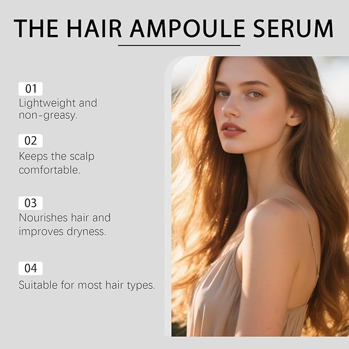 20g Hair Growth Serum for Thinning Hair – Scalp Treatment with Rosemary Oil & Niacinamide to Reduce Hair Loss, Strengthen Roots, and Add Shine