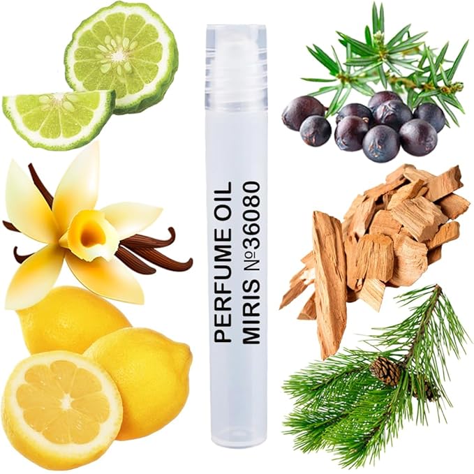 MIRIS No. 36080, Inspired by Gypsy Water, Long-Lasting Unisex Perfume Oil for Women & Men Roll-On, Rollerball 0.34 Fl Oz / 10 ml