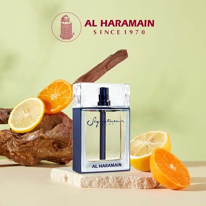 Al Haramain Signature Blue Eau De Parfum Spray for Unisex, 3,4 Ounce