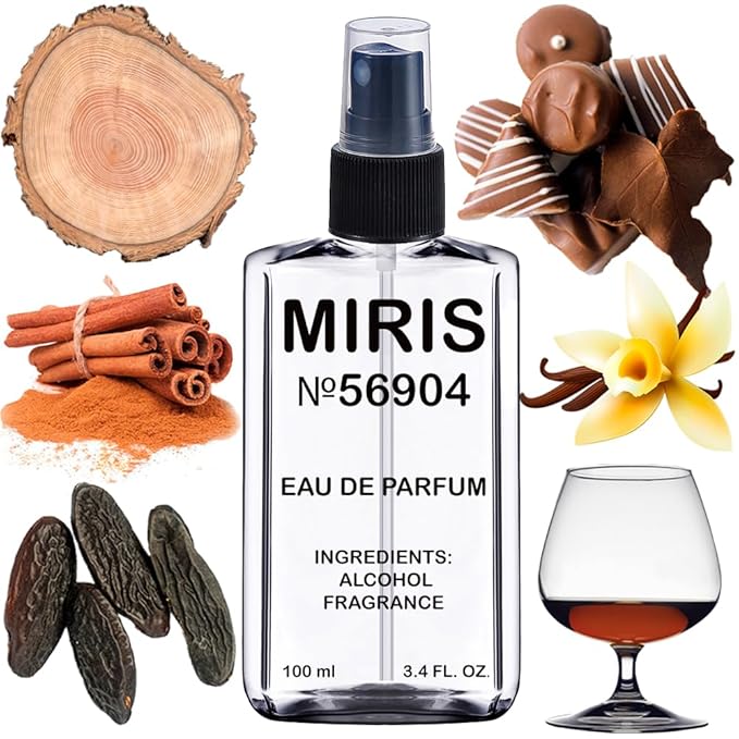MIRIS No. 56904, Inspired by Angels' Share, Long-Lasting Unisex Eau de Parfum for Women & Men, Spray 3.4 Fl Oz / 100 ml