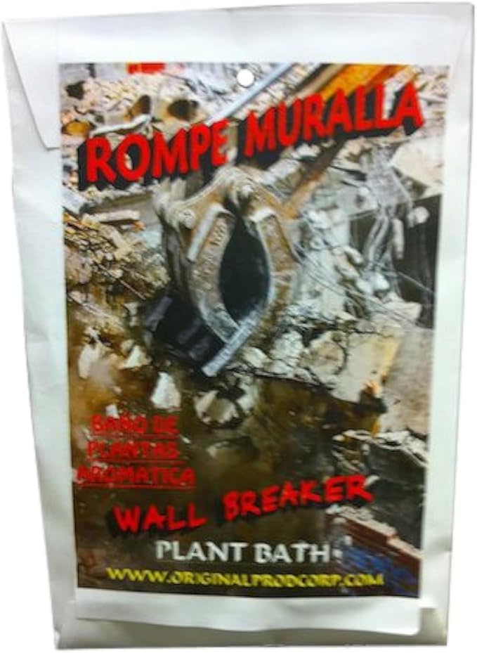 Original Botanica Wall Breaker Rompe Muralla Herb Bath Spiritual Cleansing Body Wash Ritual Negative Energy Protection Herb Purification Open New Doors Opportunities