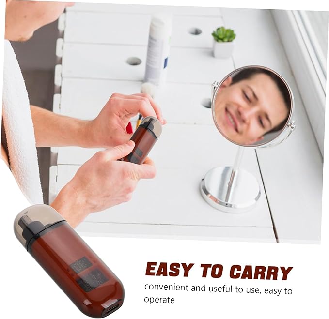 Rechargeable Nose Hair Trimmer Portable Precision Electric Grooming Device for Men and Women Lightweight Multi-Functional Nasal Hair Removal Tool Safe and Comfortable Use
