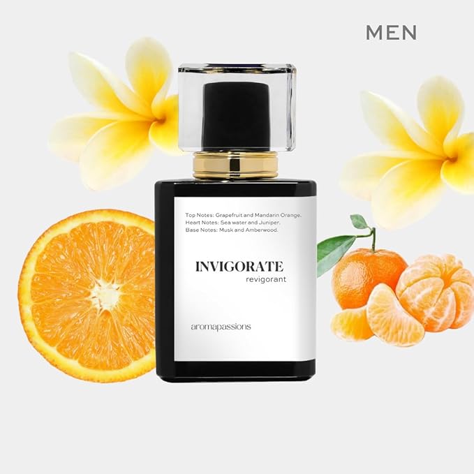 INVIGORATE | Inspired by D.G LIGHT BLUE EAU INTENSE POUR HOMME | Perfume for Men | Extrait De Parfum | Long Lasting Dupe Clone Essential Oils Fragrance | Perfume De Hombre | (50 ml / 1.7 Fl Oz)