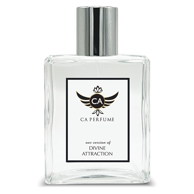 CA Perfume Impression of Divine Attraction for Women and Men Eau De Parfum Leather Scent Long Lasting Unisex Fragrance Signature Scent for Day and Night Wear 3.4 Fl Oz 100ml