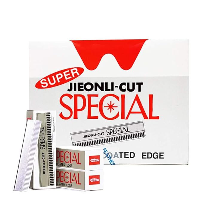 100pcs Safety Razor Blades, Single Edge Barber Razor for Men and Women