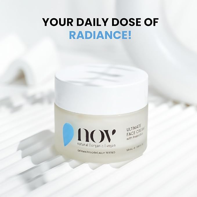 NOV Ultimate Face Cream - Face Moisturizer for Collagen Boost - Anti Aging Moisturizer Cream for Firming, Hydrating, Replenishing Skin - 1.69 oz