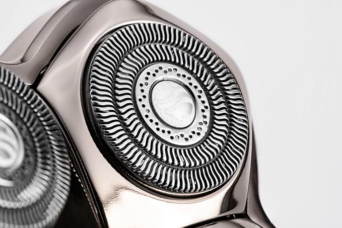 Skull Shaver Baron PRO 3 Head Replacement Blade - Faster Shaving - Hypoallergenic Stainless Steel - Contour Flex Design - Built-in Vacuum - Easy to Clean