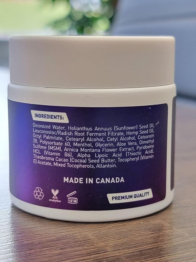 Pharmapulse Neuropathy Cream – Maximum Strength for Feet, Hands, Legs, Toes, Lower Back - Alpha Lipoic Acid, Arnica, Vitamin B6, Aloe Vera, MSM - Effective Soothing