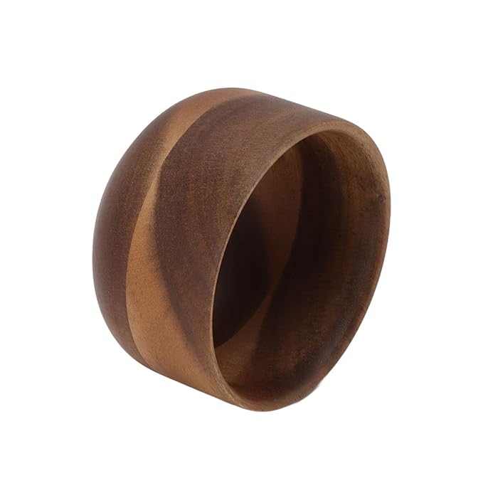 Portable Wooden Shaving Foam Bowl Wooden Shaving Brush Bowl Men Shaving Soap Bowl Lather Shave Cream Bowl for Home Barber Shop Salon