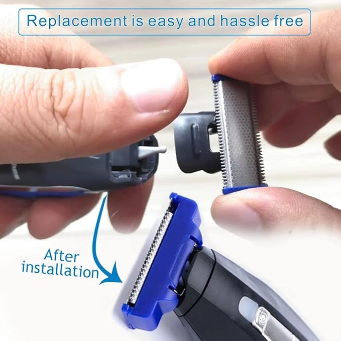 Mens Hair Trimmer & Body Shaver That Trims, Edges, Shaves, and Grooms-Beard Trimmer for Men Rechargeable Solo Shaver